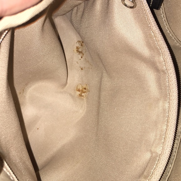 COACH black pebbled shoulder bag silver accents - Picture 7 of 8